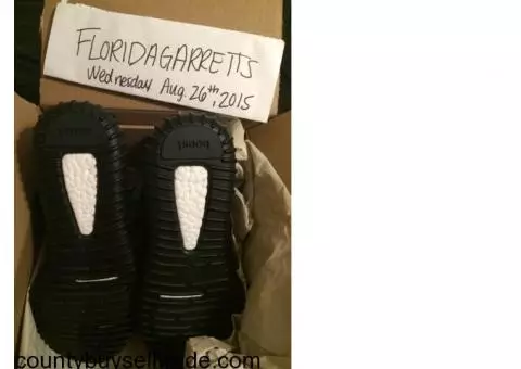 100% Authentic Pirate Black Yeezy Boost 350 US size 9