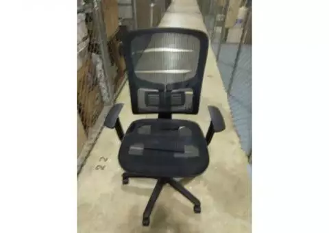 MUST SEE (4) ESS-3055 BLACK Office CHAIR