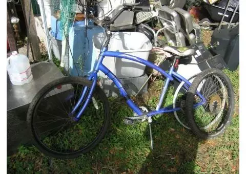 Sun Drifter Motorized Bicycle Frame w/Wheels