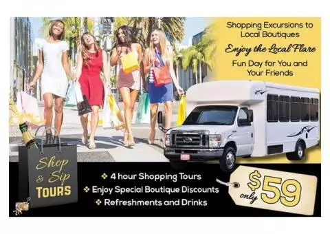 Shop and Sip Tours