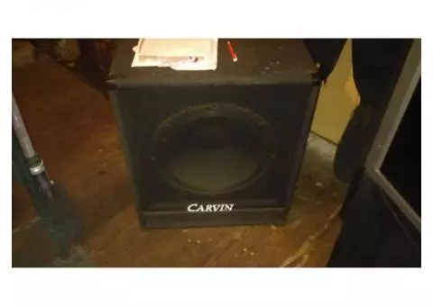 Carvin 18 inch bass cab