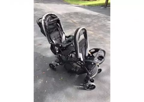 sit & stand double stroller