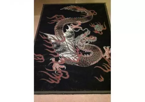 Dragon area rug